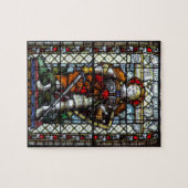 Sint-George-gekleurd glas Legpuzzel (Horizontaal)