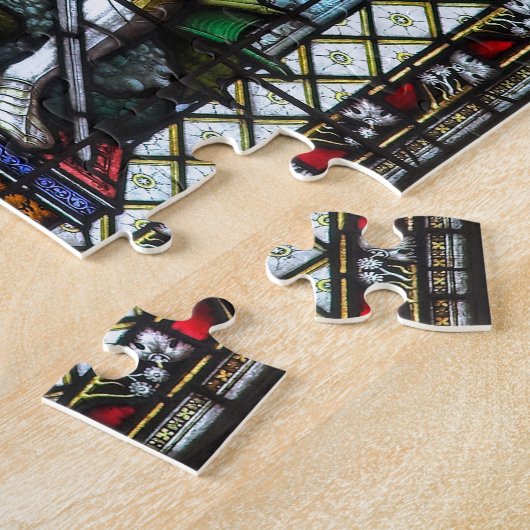 Sint-George-gekleurd glas Legpuzzel (Zijkant)
