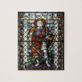 Sint-George-gekleurd glas Legpuzzel (Verticaal)