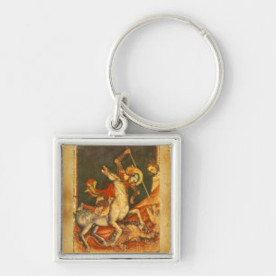 Sint George's Battle & Dragon Sleutelhanger