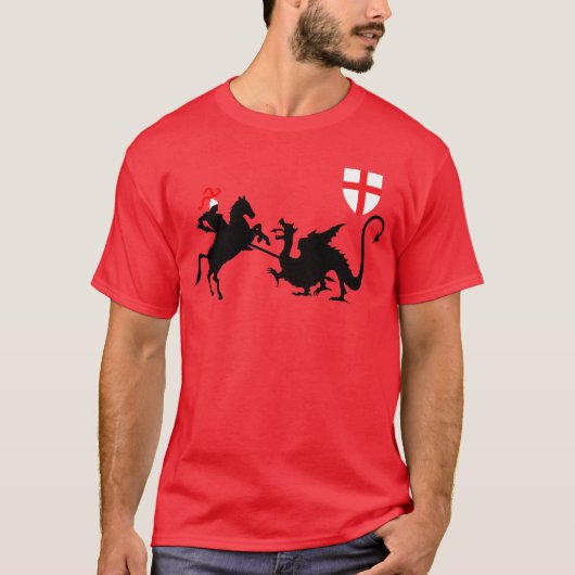 Sint-George's Day Engelse vlag T-shirt (Voorkant)