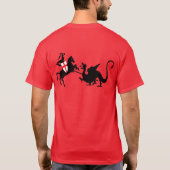 Sint-George's Day Engelse vlag T-shirt (Achterkant)
