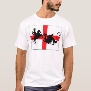 Sint-George's Day Engelse vlag T-shirt