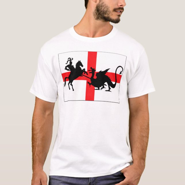 Sint-George's Day Engelse vlag T-shirt (Voorkant)