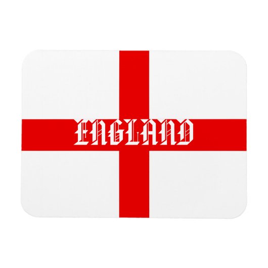 Sint George's kruis Engeland magneten. Magneet (Horizontaal)