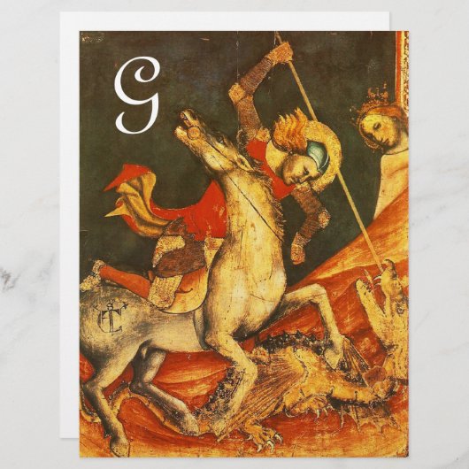 Sint-George's strijd met de draak (Voorkant / Achterkant)