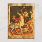 Sint-George's strijd met de draak Briefkaart (Voorkant)