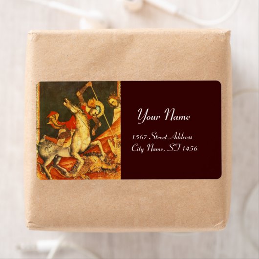 Sint-George's strijd met de draak Etiket (Insitu)