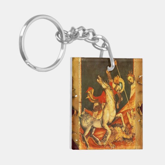 Sint-George's strijd met de draak Sleutelhanger (Voorkant Links)