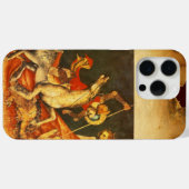 Sint-George's strijd met het Drakenmonogram Case-Mate iPhone Case (Achterkant (horizontaal))