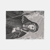 Sint Gertrude de Grote Duitse Benedictijner mystic Fleece Deken (Voorkant (Horizontaal))