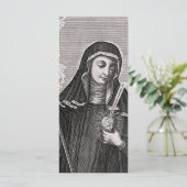 Sint Gertrude de Grote Duitse benedictijnse mystic (Staand voorkant)