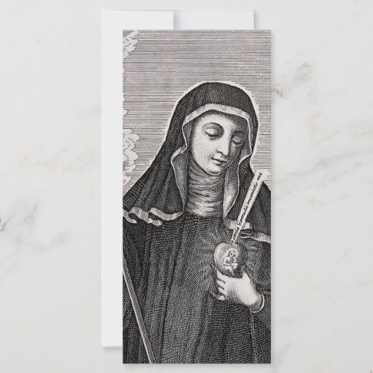 Sint Gertrude de Grote Duitse benedictijnse mystic (Voorkant)