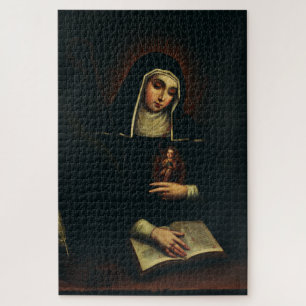 Sint Gertrude de Grote Duitse benedictines  Legpuzzel