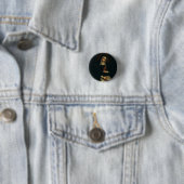 Sint Gertrude de Grote Duitse benedictines Ronde Button 3,2 Cm (In situ)