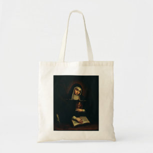 Sint Gertrude de Grote Duitse benedictines Tote Bag