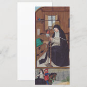 Sint Gertrude van Helfta door Simon Bening (Voorkant / Achterkant)