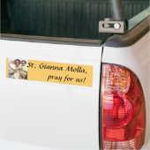 Sint-Gianna Molla-bumpersticker Bumpersticker (Op Truck)