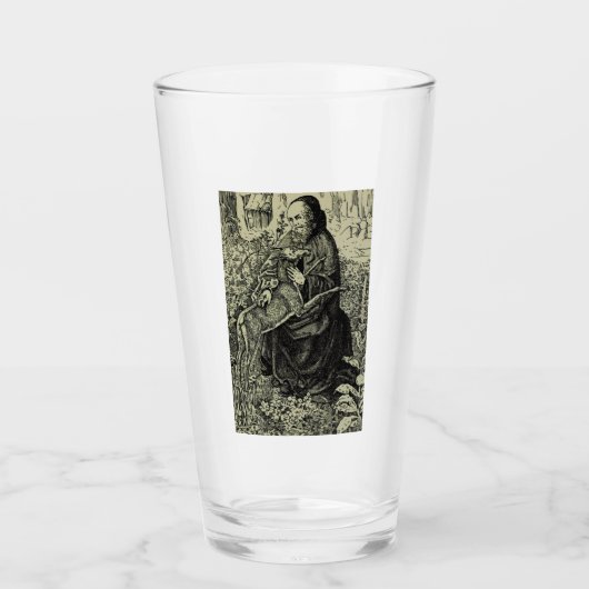 Sint Giles de kluizenaar Glas (Voorkant)