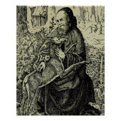 Sint Giles de kluizenaar Perfect Poster (Voorkant)