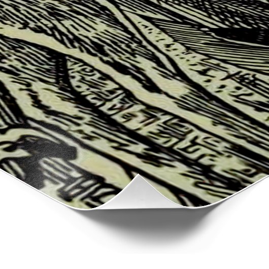 Sint Giles de kluizenaar Perfect Poster (Hoek)