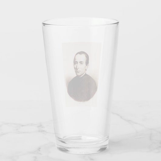 Sint Giuseppe Cafasso Franciscaanse priester Glas (Achterkant)