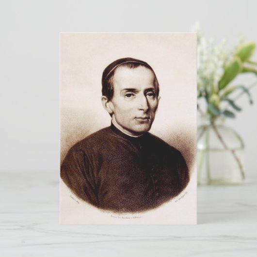 Sint Giuseppe Cafasso Franciscaanse priester Kaart (Staand voorkant)