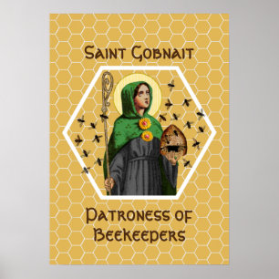 Sint-Gobnait Poster Ballyvourney (SAE 003)