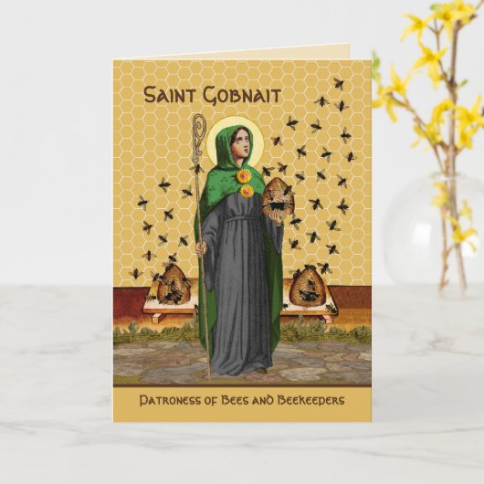 Sint-Gobnait van Ballyvourney (SAE 003) Kaart (Gele Bloem)