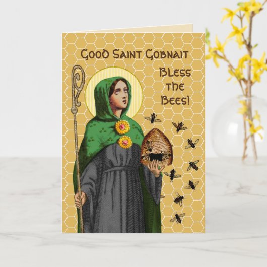 Sint-Gobnait van Ballyvourney (SAE 003) Kaart (Gele Bloem)