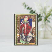 Sint Gregorius de Grote Kerkleraar Briefkaart (Staand voorkant)