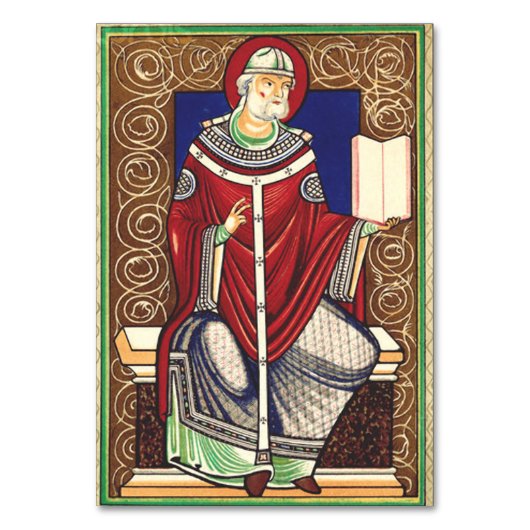 Sint Gregorius de Grote Kerkleraar Kaart (Voorkant)