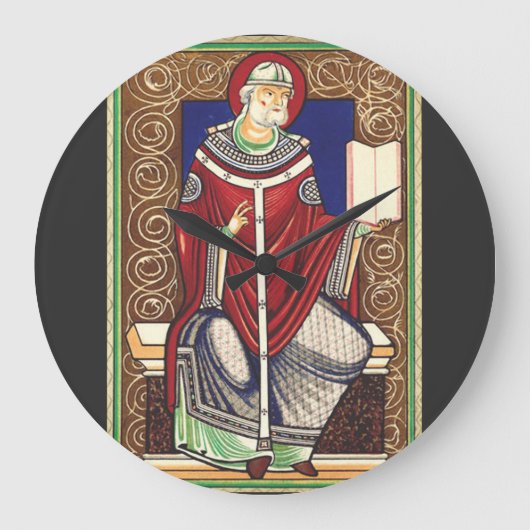 Sint Gregorius de Grote Kerkleraar Klok (Voorkant)