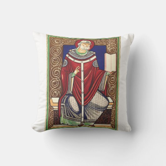 Sint Gregorius de Grote Kerkleraar Kussen (Voorkant)