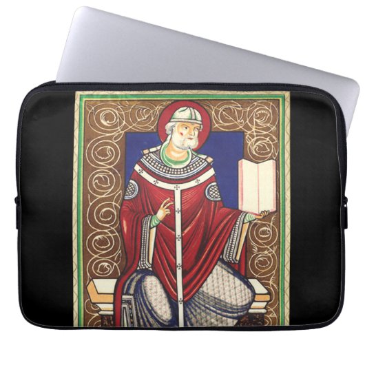 Sint Gregorius de Grote Kerkleraar Laptop Sleeve (Voorkant)