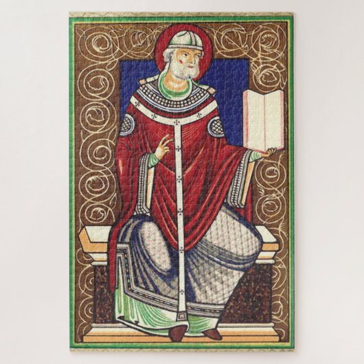 Sint Gregorius de Grote Kerkleraar Legpuzzel (Verticaal)