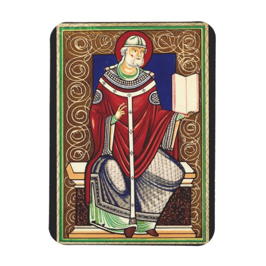 Sint Gregorius de Grote Kerkleraar Magneet (Verticaal)
