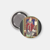 Sint Gregorius de Grote Kerkleraar Magneet (Voorkant / Achterkant)