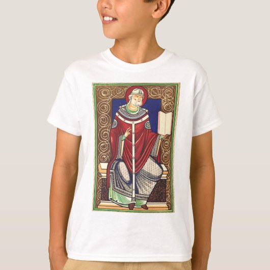 Sint Gregorius de Grote Kerkleraar T-shirt (Voorkant)