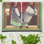 Sint Gregorius de Grote Kerkleraar Theedoek (Gevouwen)
