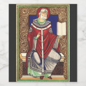 Sint Gregorius de Grote Kerkleraar Wijn Etiket (Enkel label)