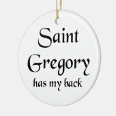 sint gregorius koffiemok keramisch ornament (Links)