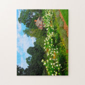 Sint Grove New York. Kerstgroeten Legpuzzel (Verticaal)