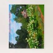 Sint Grove New York. Kerstgroeten Legpuzzel (Verticaal)