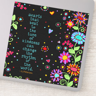 "Sint-Hearts kan de wereld veranderen" Inspirerend Sticker