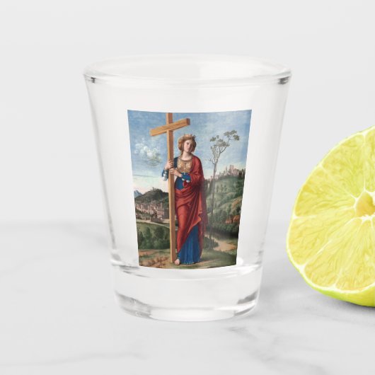 Sint-Helena door Cima da Conegliano Shot Glas (Voorkant)