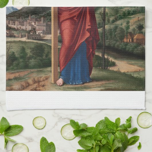 Sint-Helena door Cima da Conegliano Theedoek (Gevouwen)