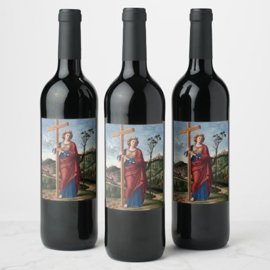 Sint-Helena door Cima da Conegliano Wijn Etiket (Flessen)