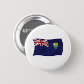 Sint-Helena Vlag Knop Ronde Button 5,7 Cm (Voorkant /achterkant)