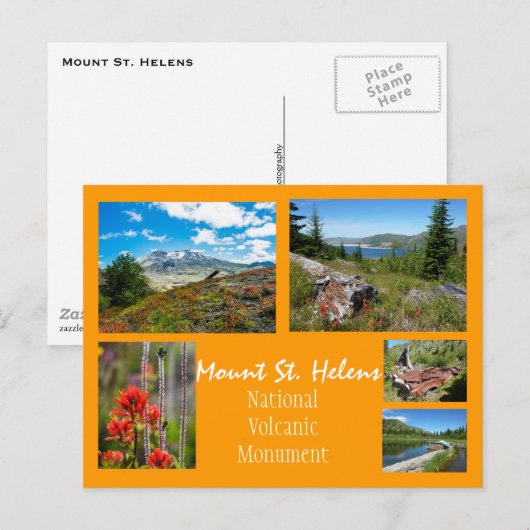 Sint-Helens-collage Briefkaart (Voorkant / Achterkant)